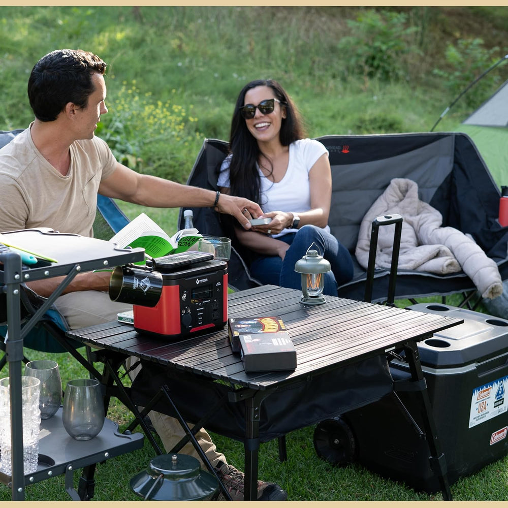 39 in Aluminum Folding Camp Roll Up Table, Camping
