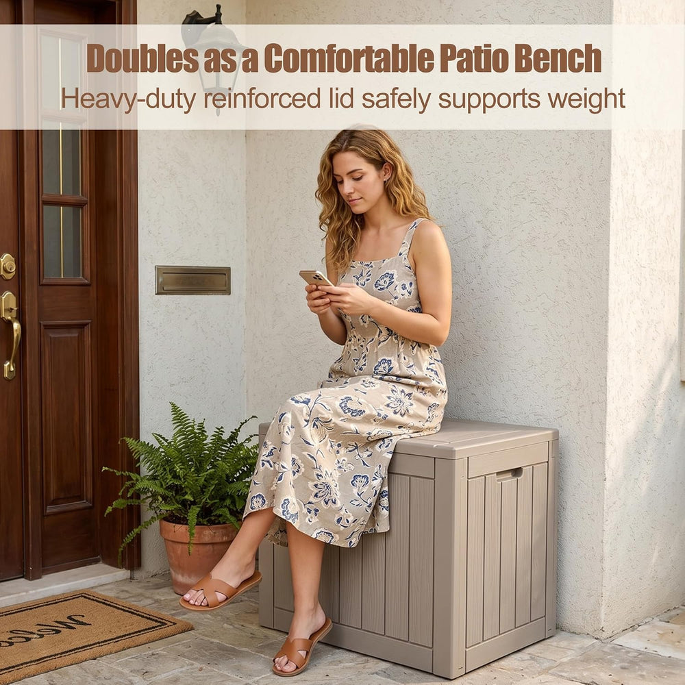 Package Delivery Boxes for Outside, 40 Gallon Outdoor Storage Box