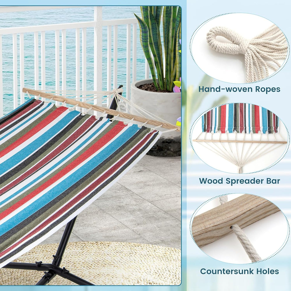 Giantex 10.5FT Hammock with Stand, Heavy Duty Stand with Foldable Hammock, Po...