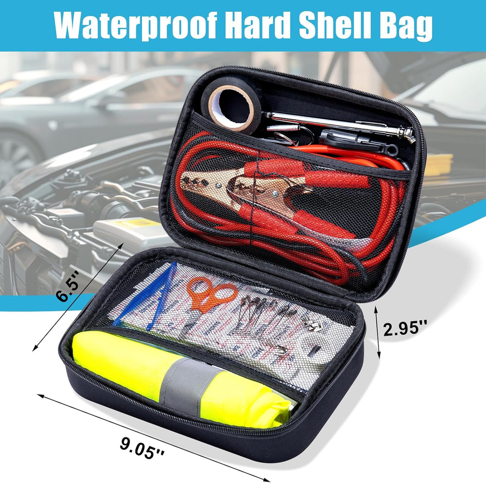 Car Roadside Emergency Kit, Car Safety Kit for Men Portable Car Kits for Emer...