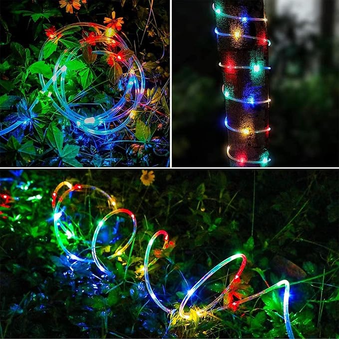 100ft LED Rope Lights Outdoor, 720 LED Connectable and Flexible Tube Lights w...