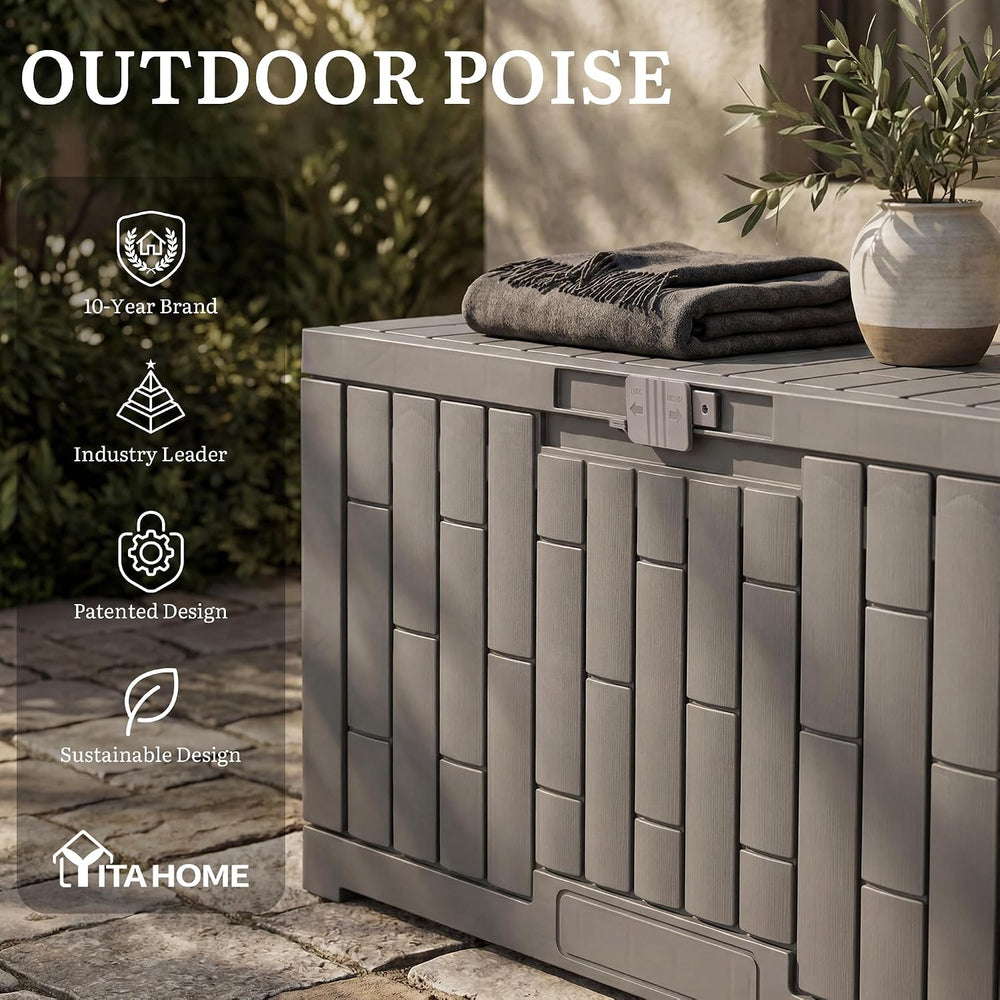 YITAHOME 60 Gallon Outdoor Storage Box