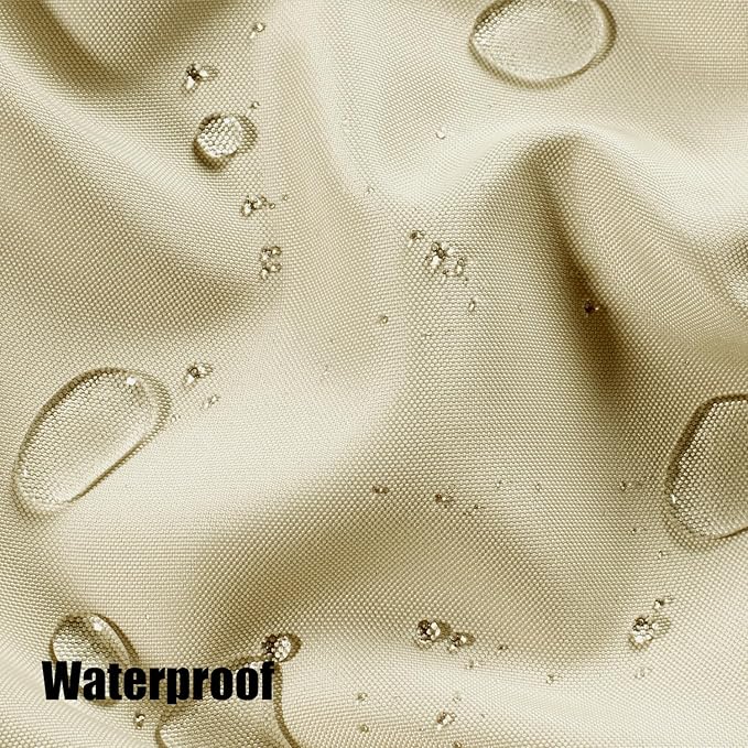 BONZER Waterproof Outdoor Curtains for Patio Porch Pergola Cabana Light Filte...