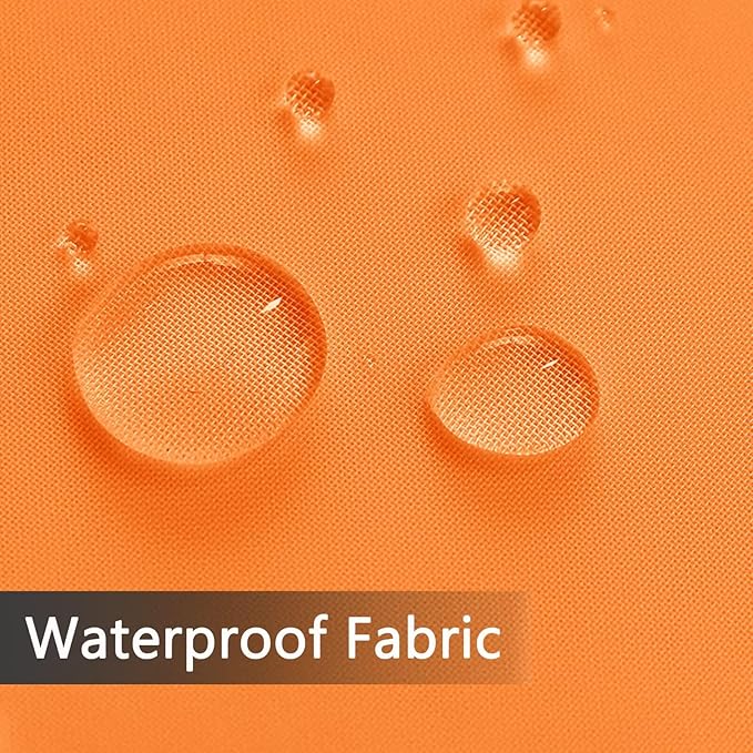 SpaceDresser Waterproof Outdoor Sheer Curtains for Patio - 2 Panels Rod Pocke...
