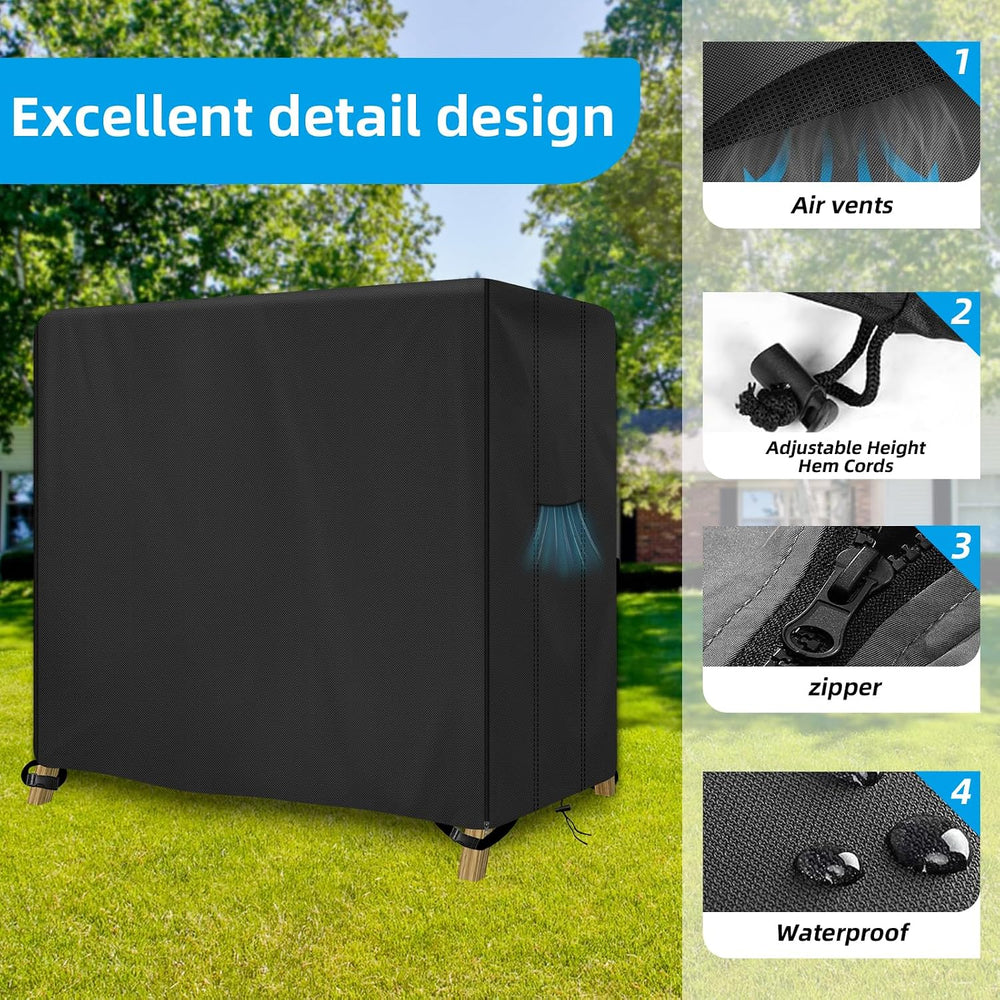 2/3Triple Seater Hammock Glider Cover, Upgraded 600D Heavy Duty Oxford Cloth ...