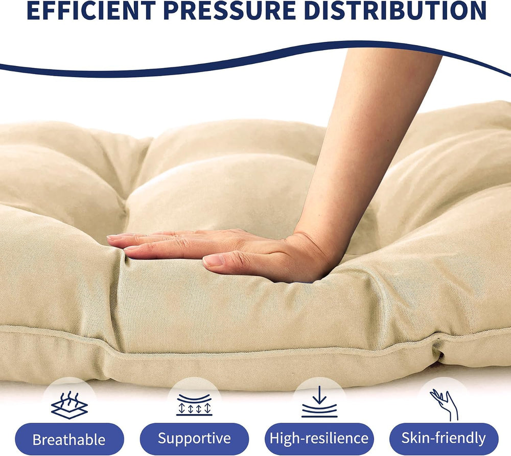 IPYNBAP Outdoor Bench Cushion, 48x18x5 Inch, Beige