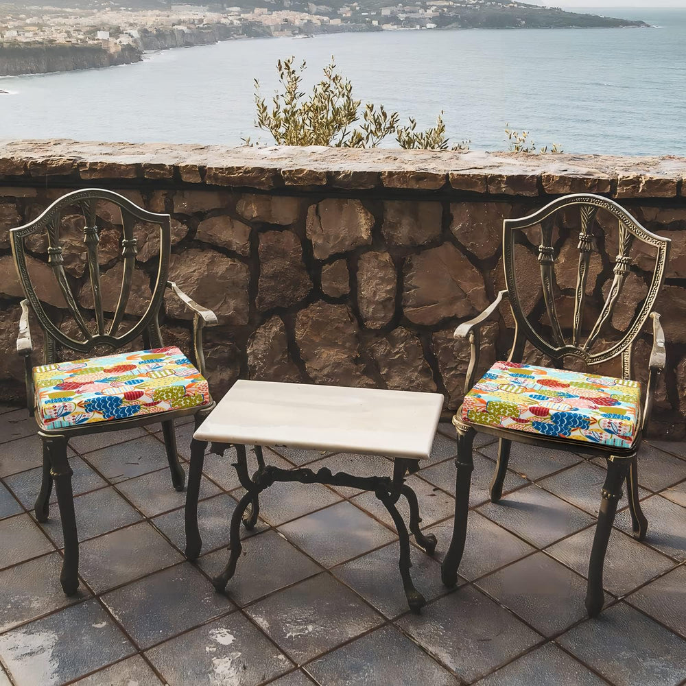 Outdoor Chair Cushions Set of 4, 18.5 x 16 Inch Patio Chair Cushions for Outd...