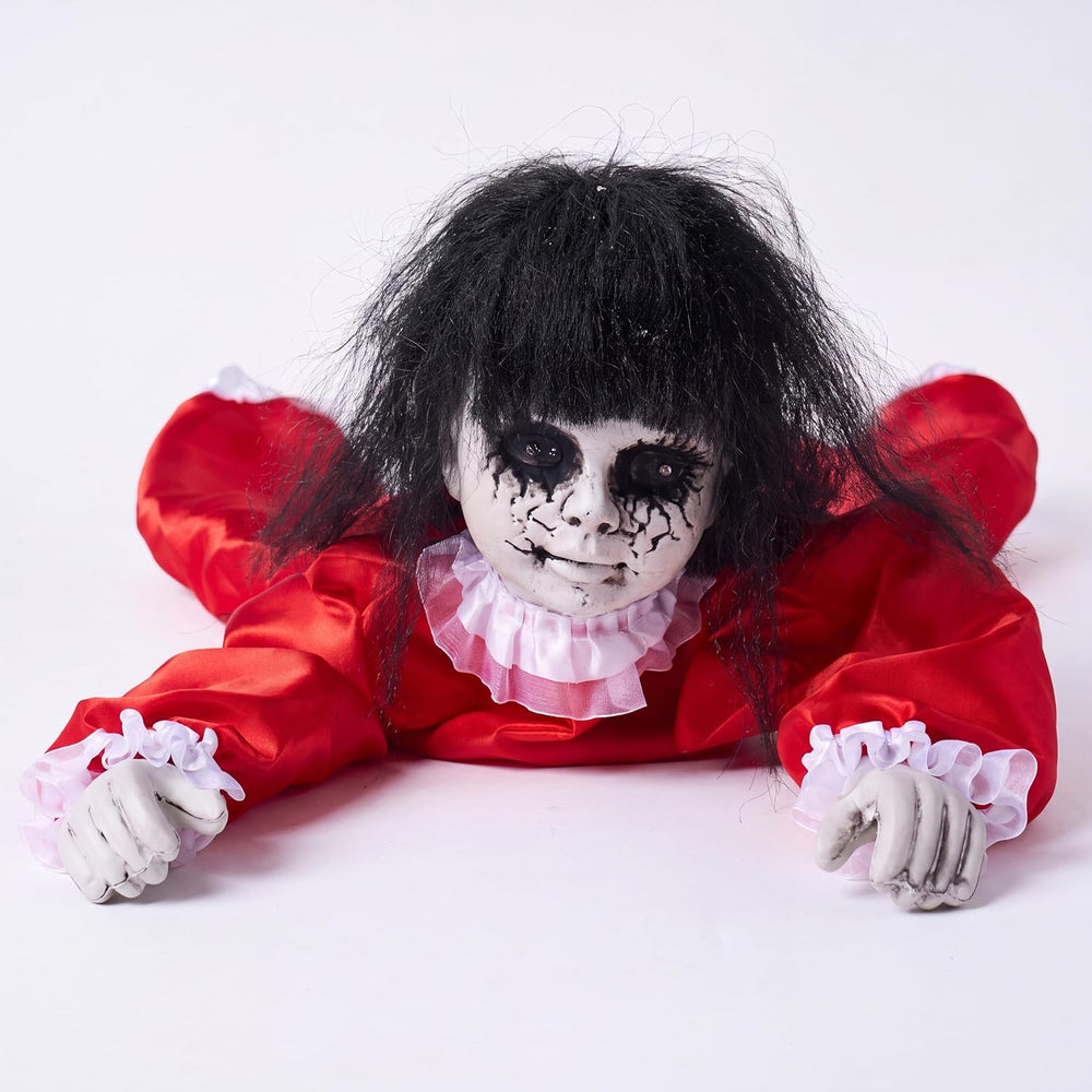 JOYIN Halloween Animatronics Decorations Outdoor Groundbreaker Crawling Doll,...
