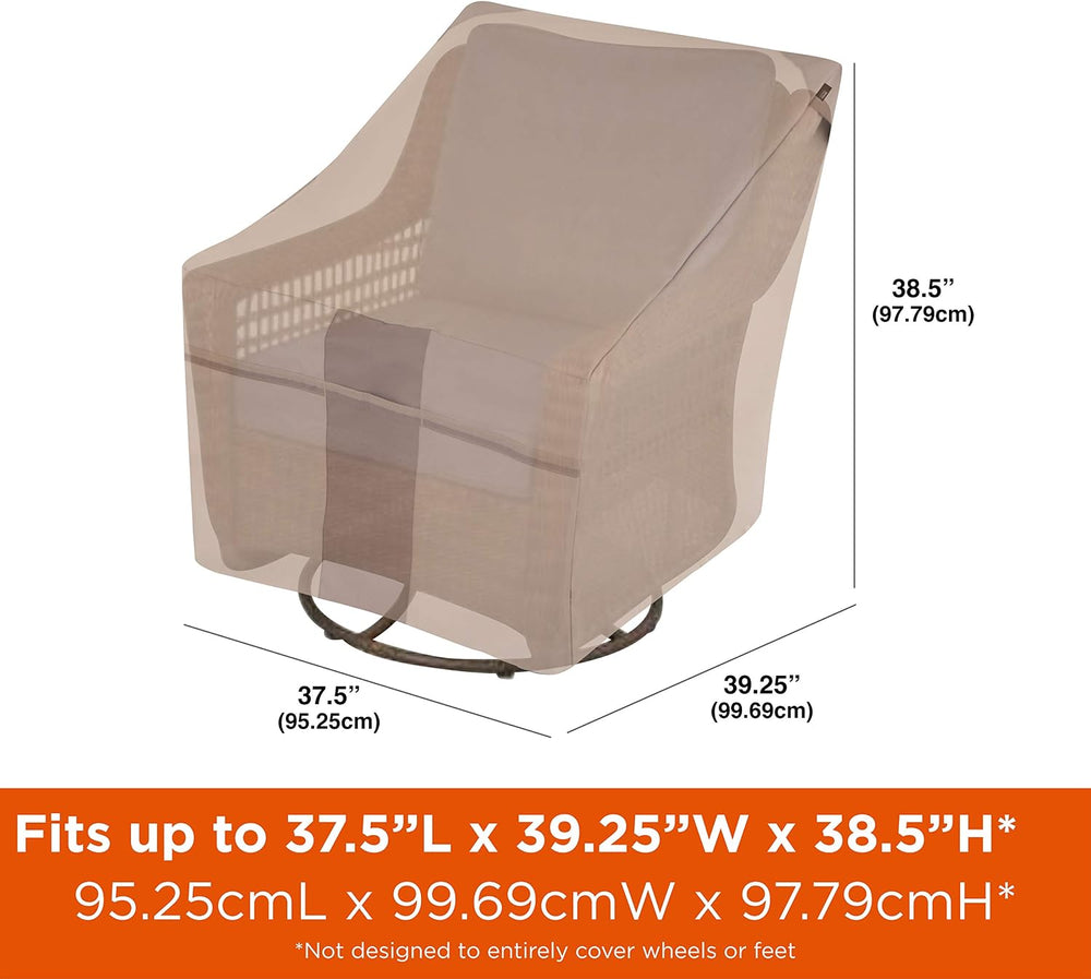 Modern Leisure Monterey Patio Lounge/Swivel Chair Cover - Weather-Resistant F...