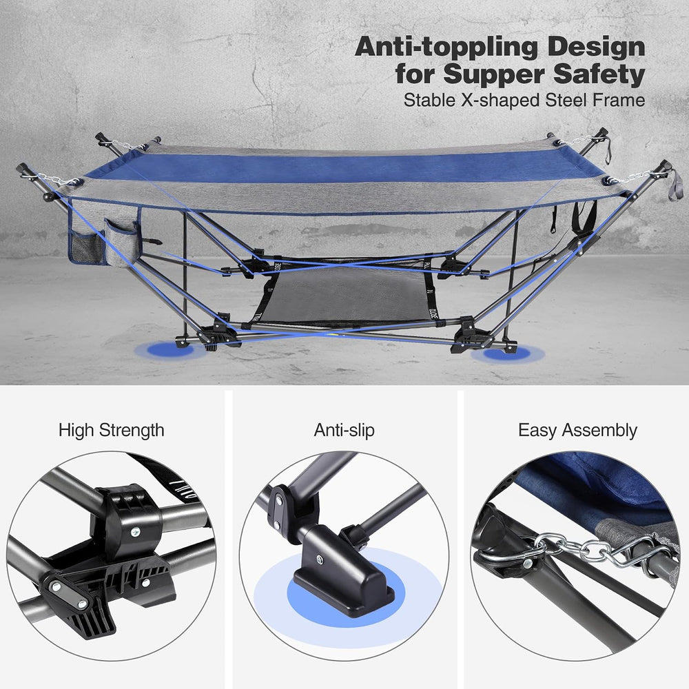 RedSwing Camping Hammock with Stand, Portable Hammock with Removable Canopy