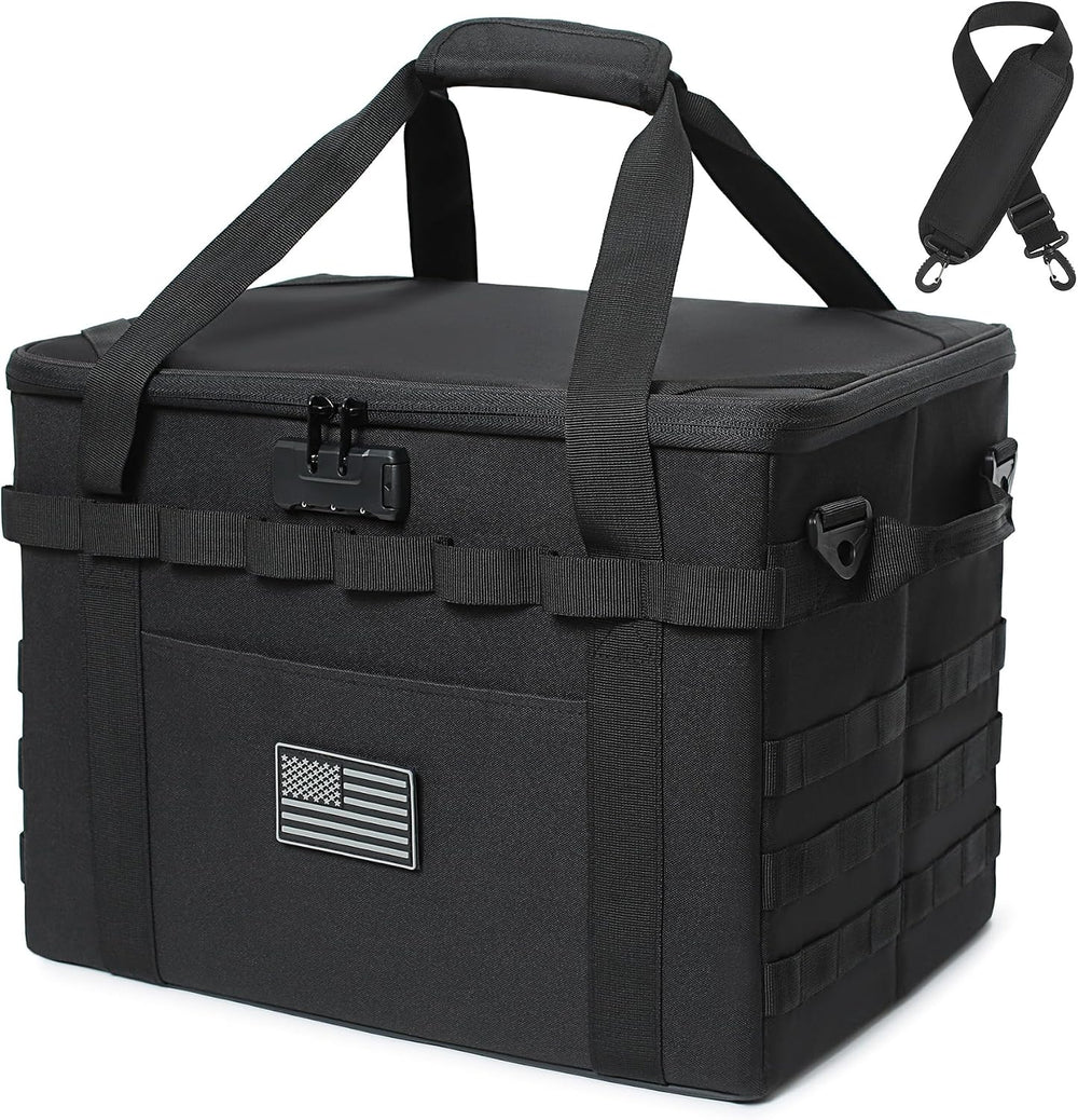 Tactical Camping Storage Bag Utility Tote Bag Camp Kitchen & Trunk Organi...