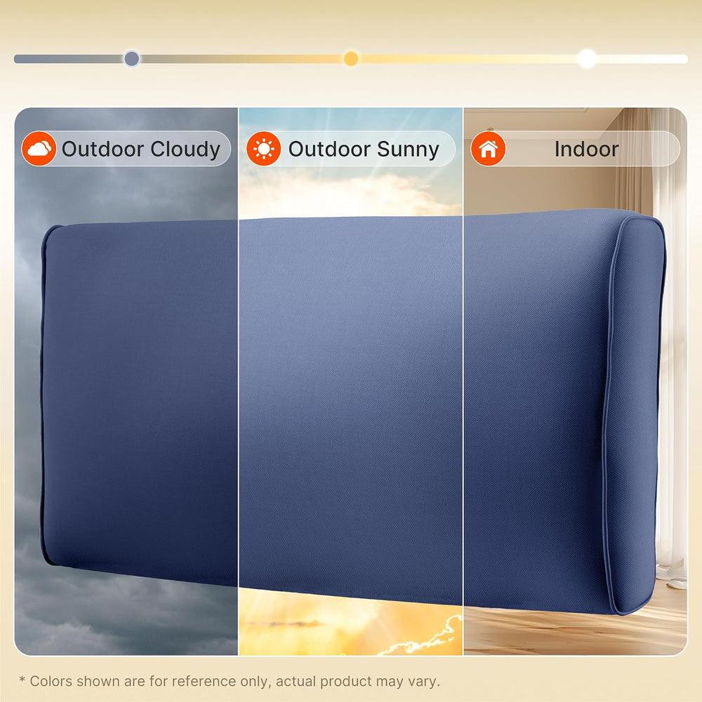 SUNCOZE 14-Piece Outdoor Cushions for Patio Furniture, 25.6"x25.6" ...