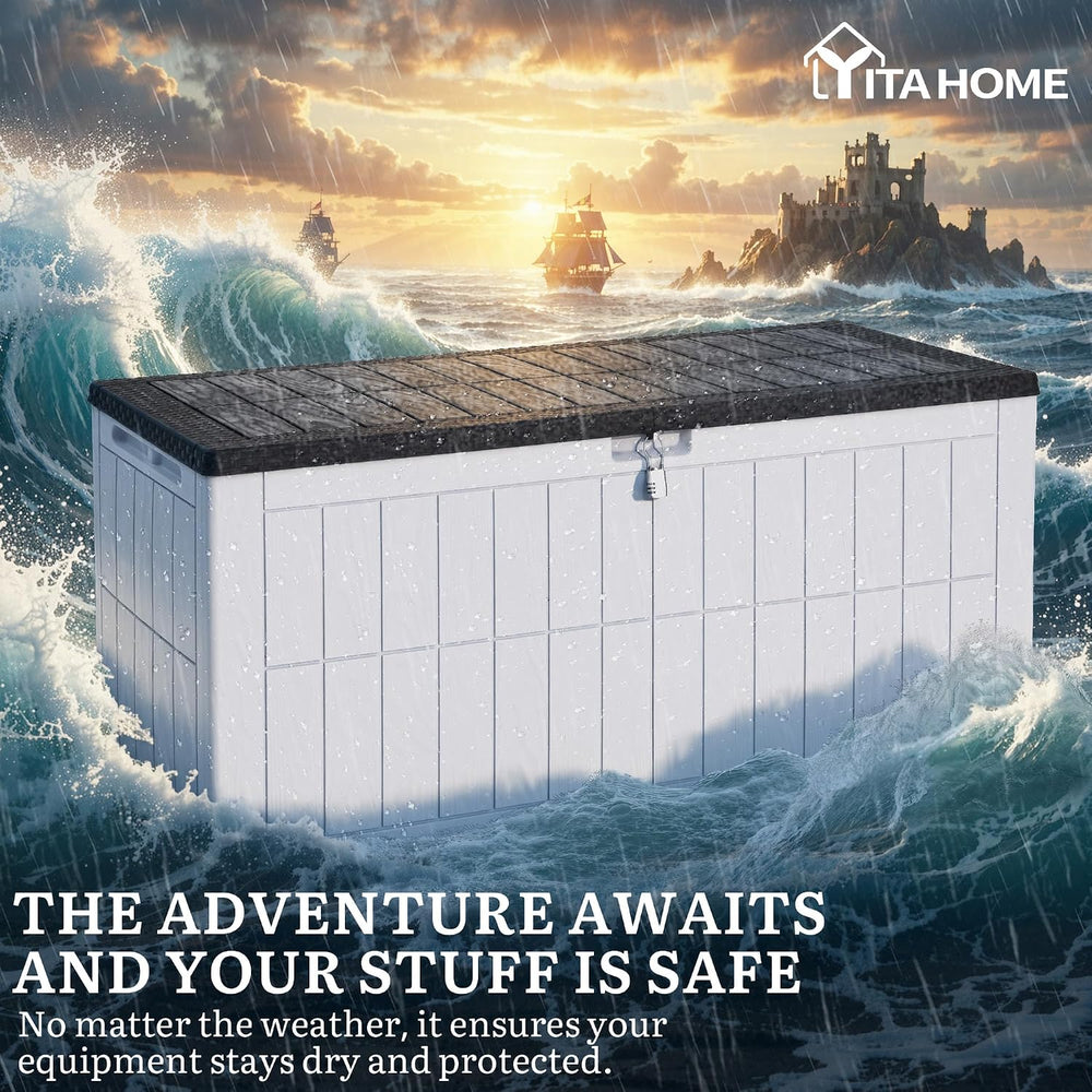 YITAHOME 134 Gallon Large Deck Box
