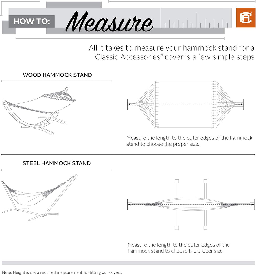 Classic Accessories Veranda Water-Resistant 13 Foot Framed Hammock & Stan...