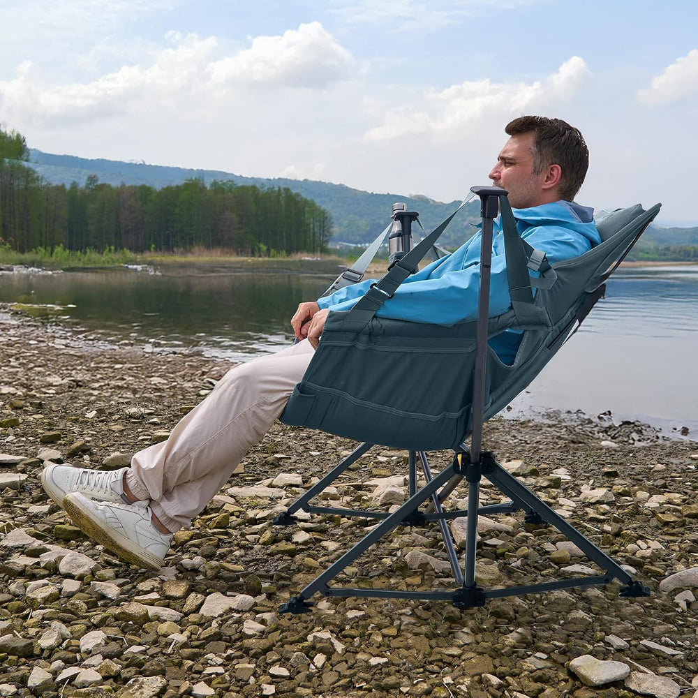 TIMBER RIDGE Hammock Camping Chair, Portable Oversized Swinging Camp Chairs