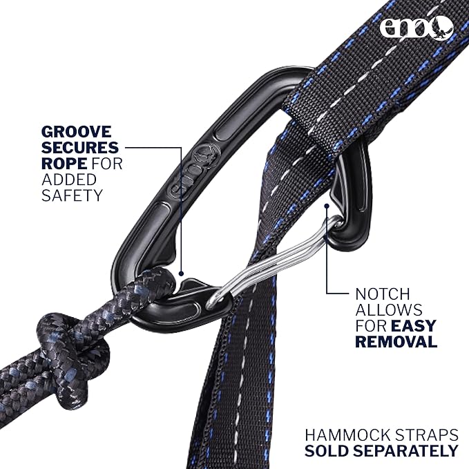ENO, Eagles Nest Outfitters DoubleNest Lightweight Camping Hammock, 1 to 2 Pe...
