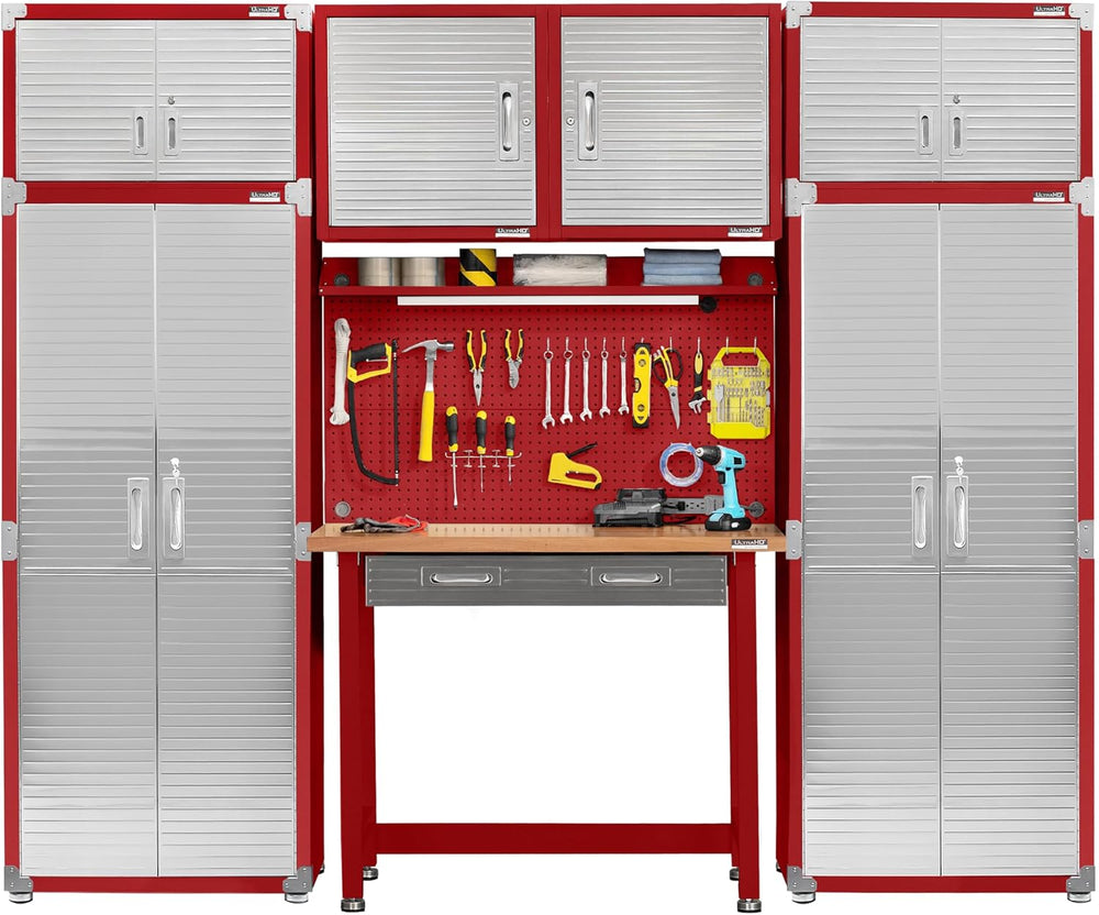 Seville Classics UltraHD 2-Piece Heavy Duty Mega Solid Steel Metal 2-Door Loc...