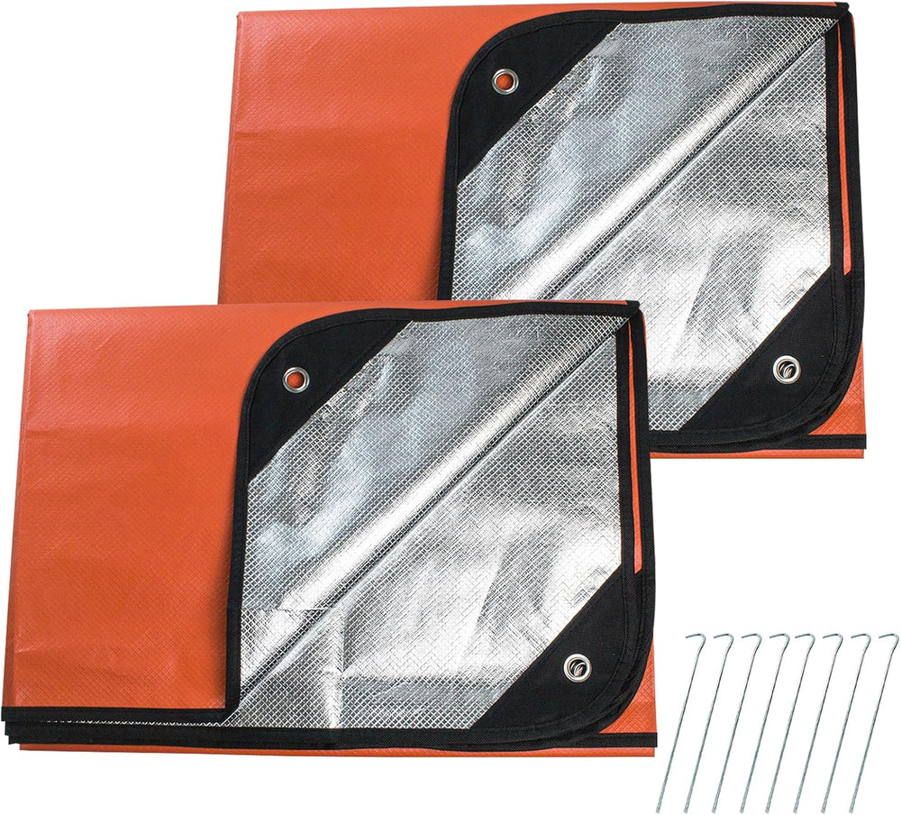 60"x82" Insulated Tarp Heavy Duty Emergency Blanket for Car,Camping
