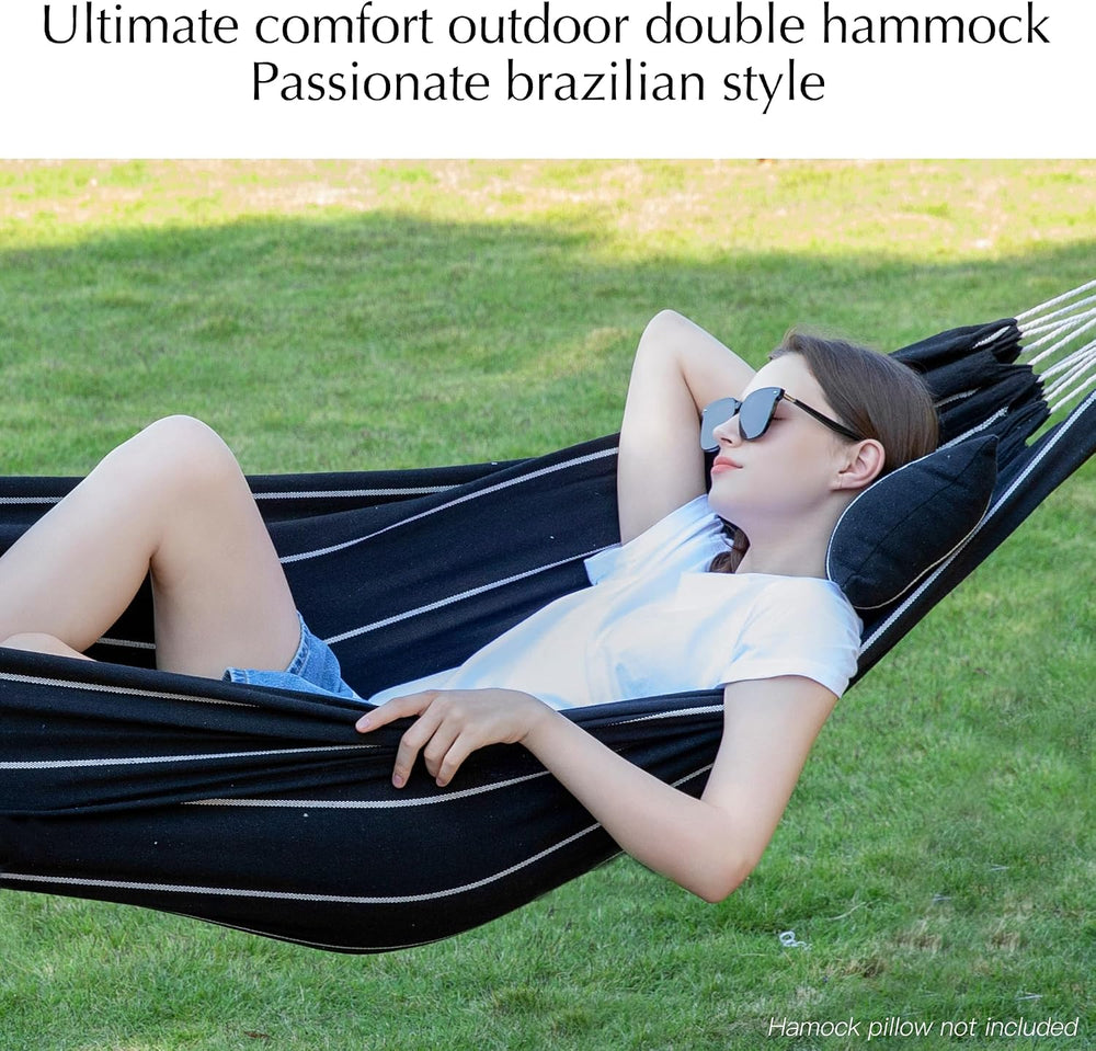 PNAEUT Double Hammock for Outside, Replacement for Stand, Tree Hammock