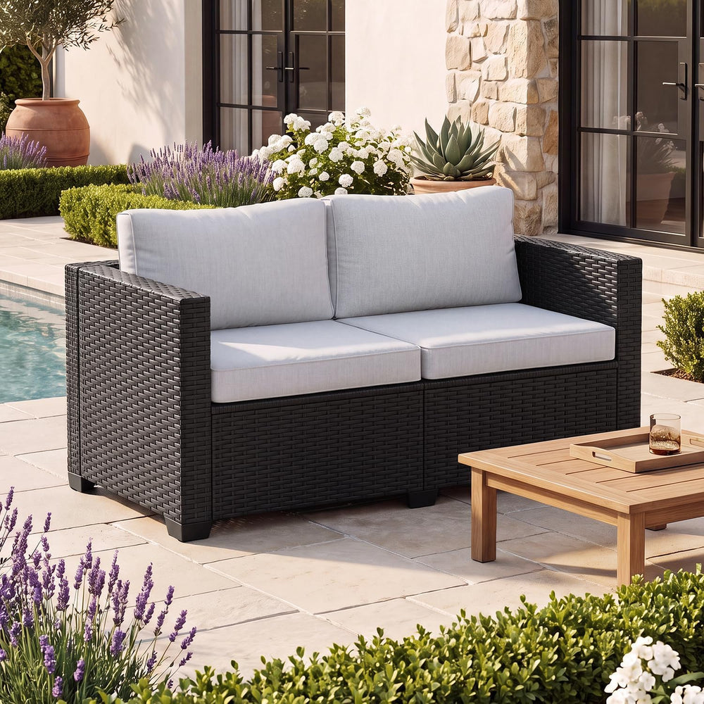 LazySunsets 1-Piece Outdoor Patio Furniture Set, Grey