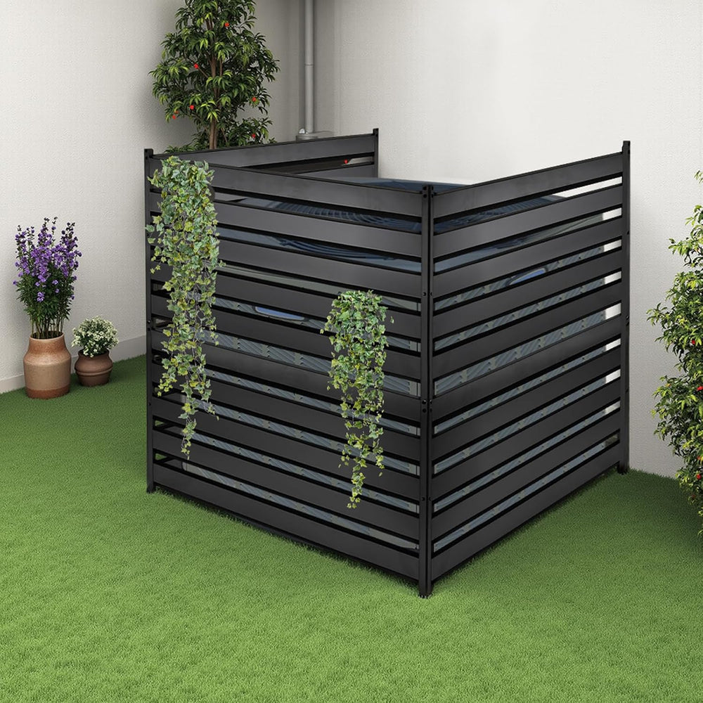42" H x 38" W (3 Panels) Air Conditioner Fence Screen Trash Can Pri...