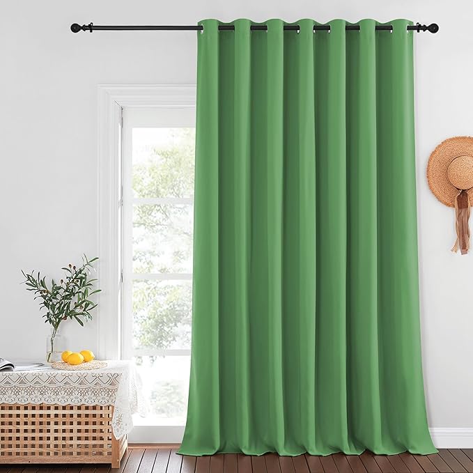 NICETOWN Blackout Curtains for Sliding Glass Door Room Divider Noise Reduce C...