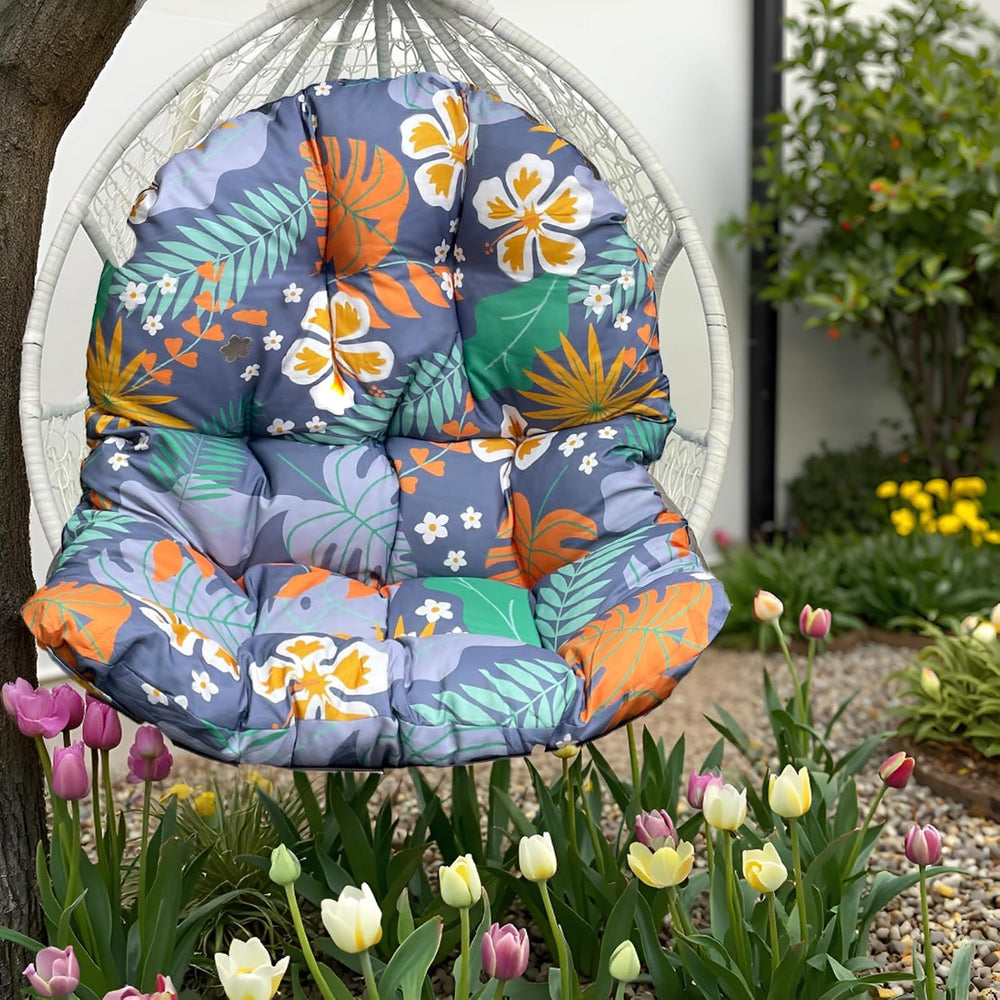 Waterproof Egg Chair Cushion Replacement for Patio Hanging Basket