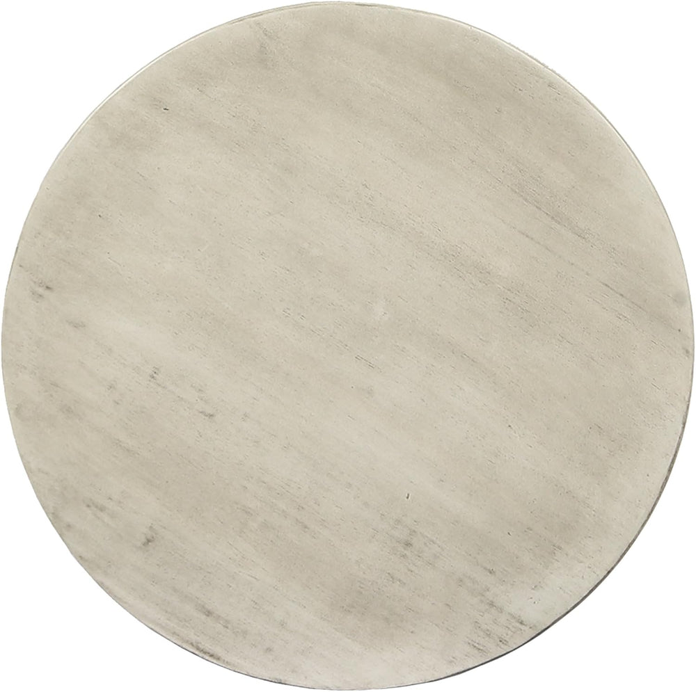 Christopher Knight Home Gino Outdoor Acacia Wood Side Table, Light Gray Finis...