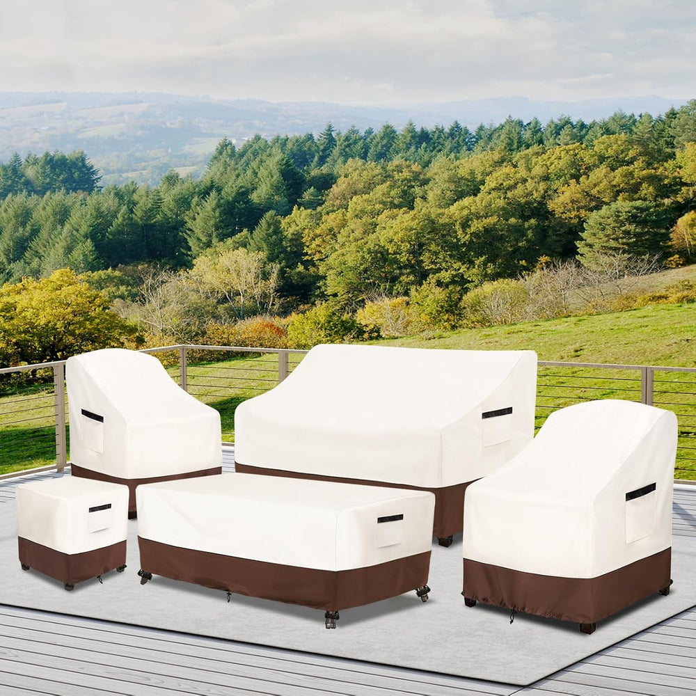 Patio Chair Covers 2 Pack - Waterproof Heavy Duty Patio Furniture Covers for ...