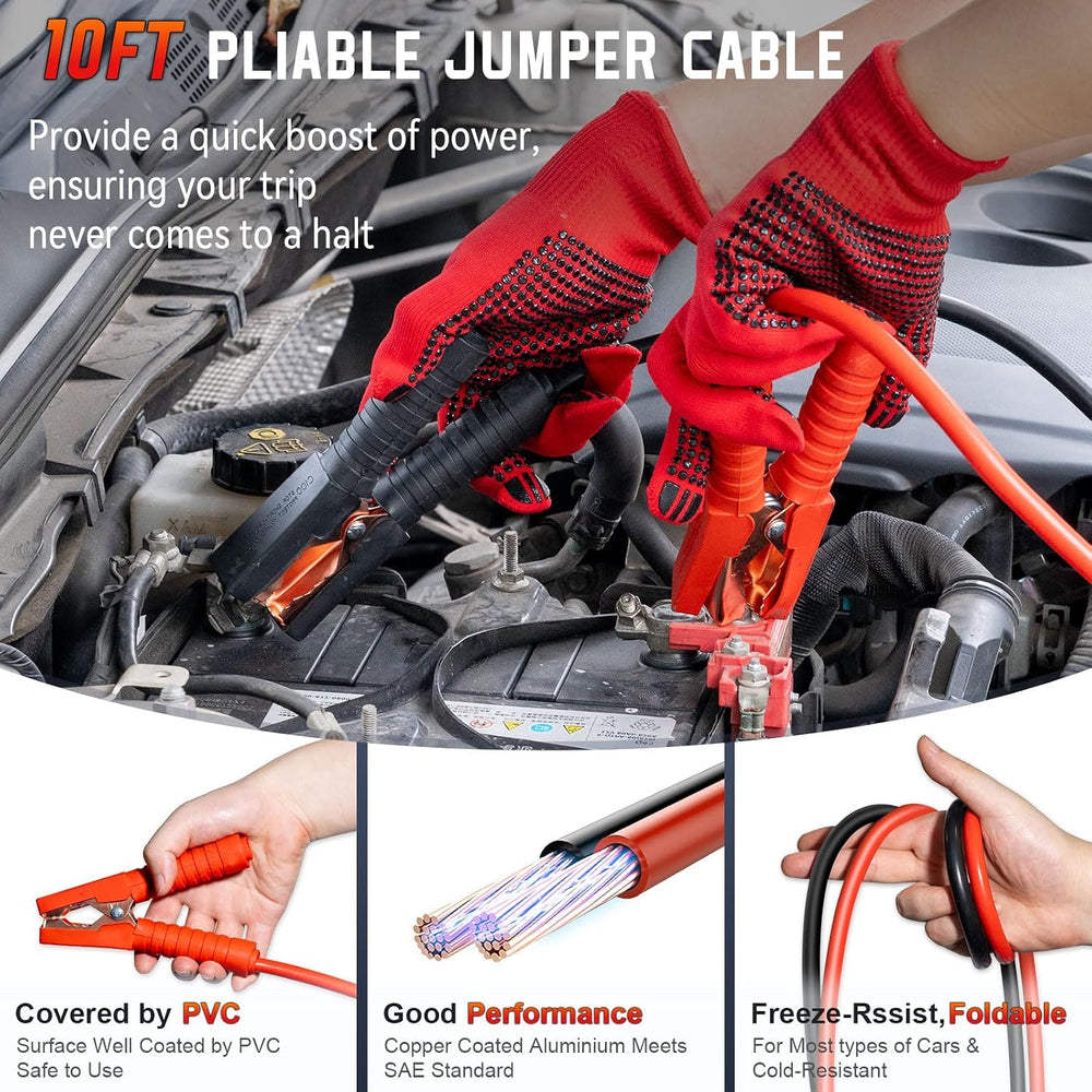 Roadside Emergency car kit for Vehicles, Car First Aid Emergency kit with Por...