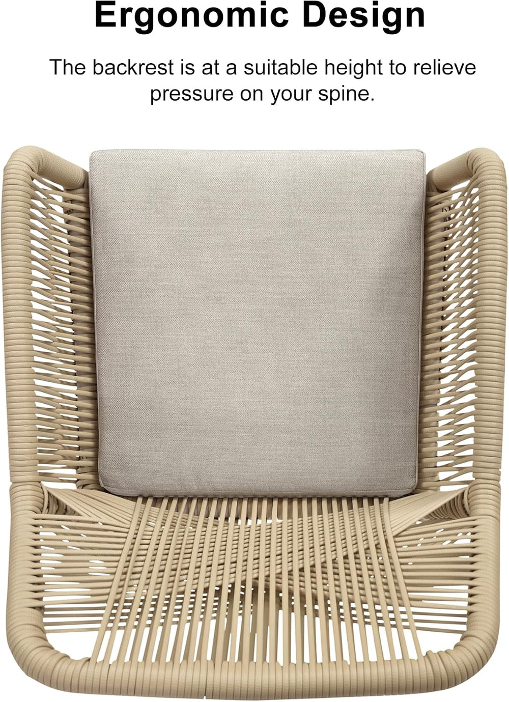 PURPLE LEAF Outdoor Dining Set 9 Pieces Aluminum PE Rattan Champagne
