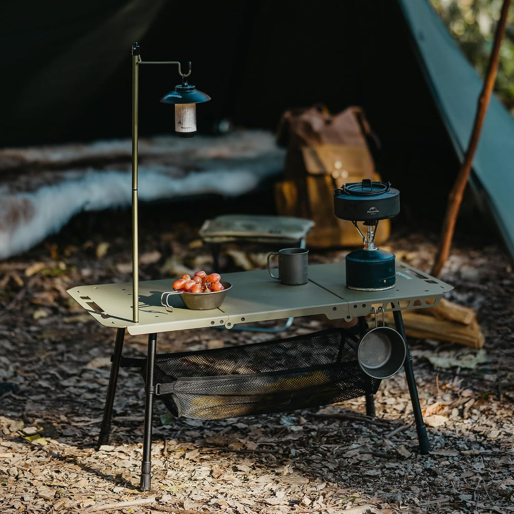 Naturehike Tactical Camping Table - Adjustable Height, 5.7 lbs, Quick Setup