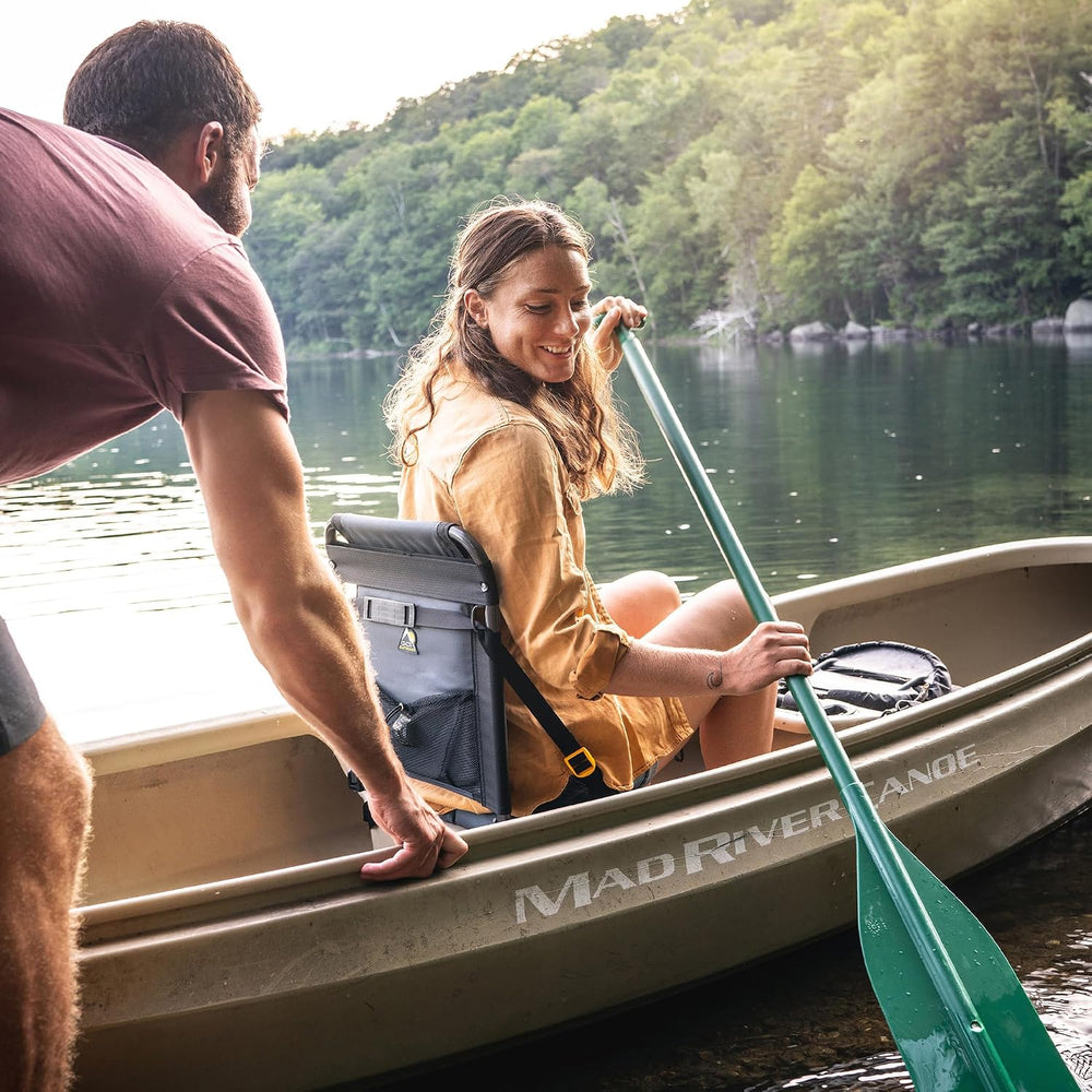 GCI Outdoor SitBacker Adjustable Canoe Seat with Back Support