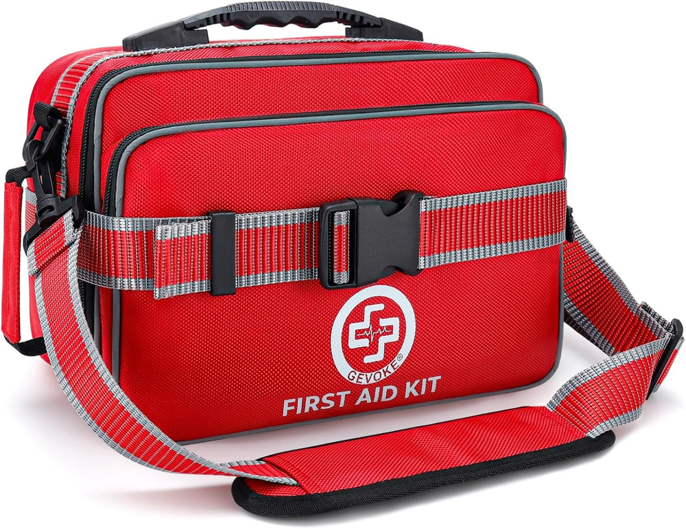 Gevoke Professional 500 Piece Emergency First Aid Kit for Home, Car