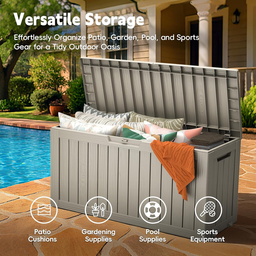 LubanNese Outdoor Storage Box, Waterproof Deck Box, Outdoor Patio Storage Bin...