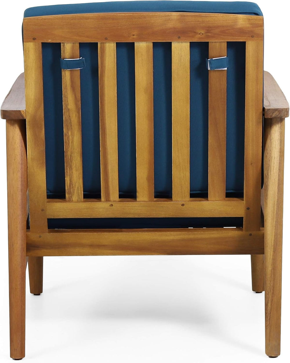 Willowbrook Outdoor Club Chair with Cushion - Acacia Wood - Teak (Set of 2)