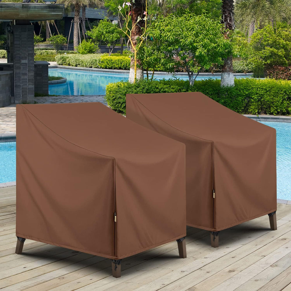 Waterproof Patio Chair Covers, Heavy Duty Outdoor Lounge Chair Covers, Patio ...