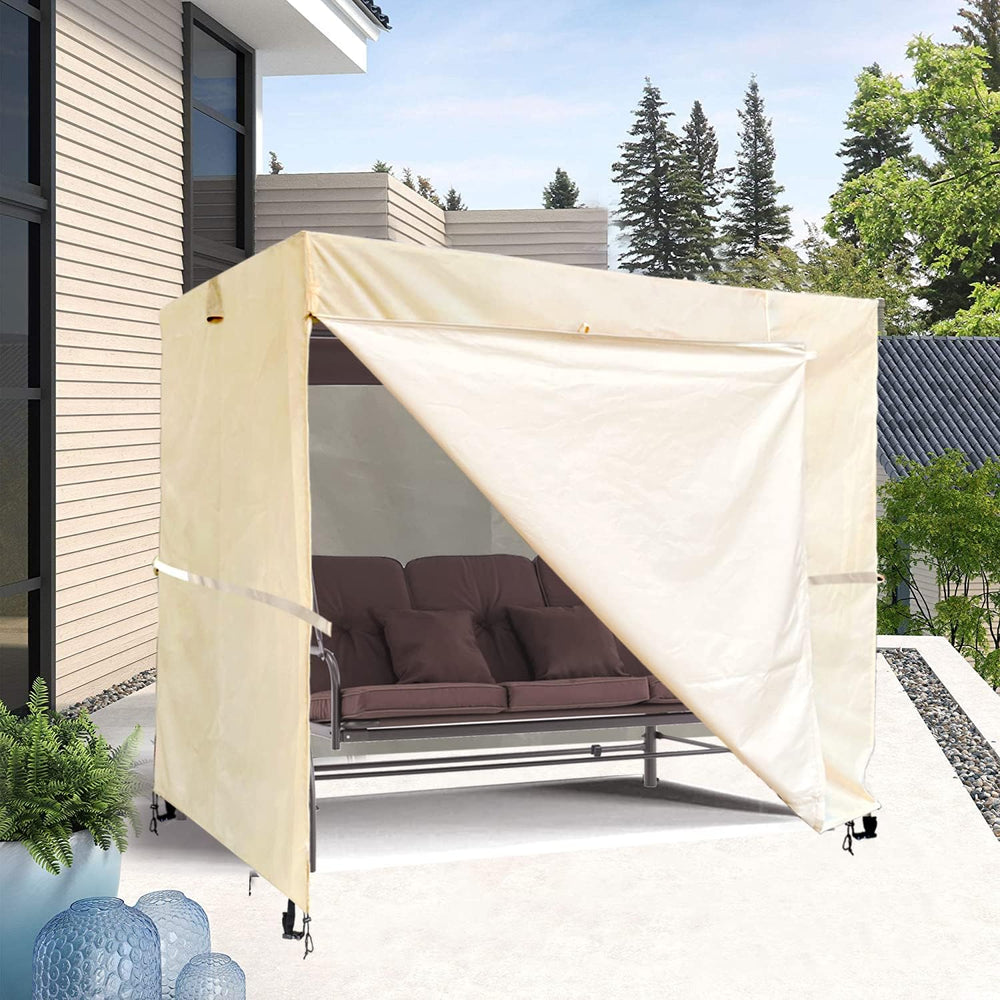 Ourdoor Swing Cove,3 Triple Seater Hammock Cover Garden Swing Cover Garden Ha...