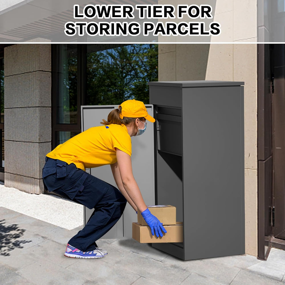 Extra-Large Outdoor Package Delivery Box,19.7" x 16.1" x 50",W...
