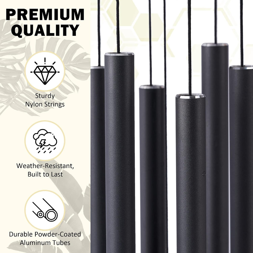 Wind Chimes for Outside Deep Tone - 38'' Wind Chimes Outdoor Clearanc...