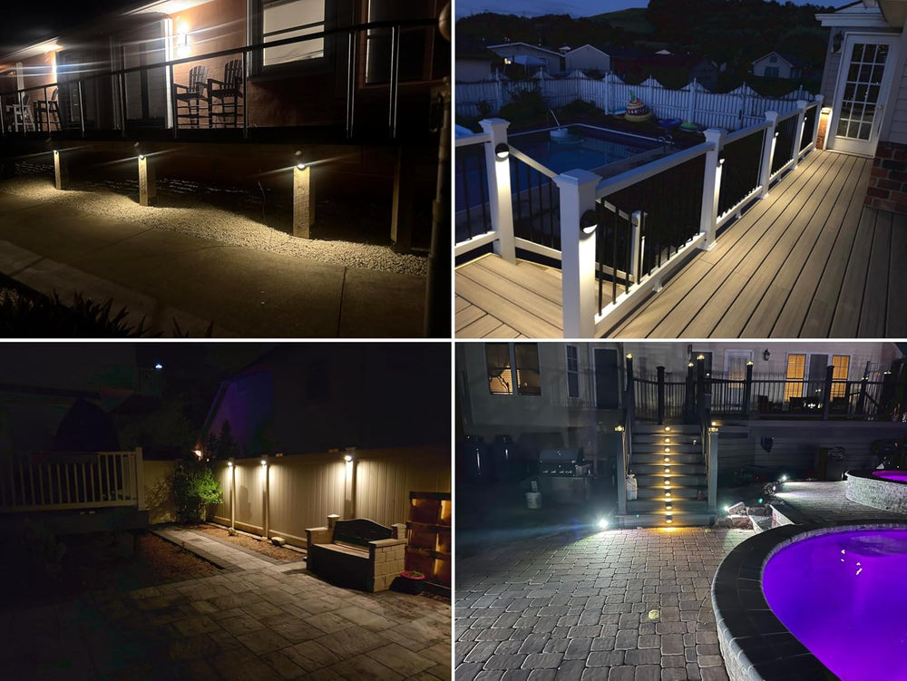 2.5W ORB Aluminum Low Voltage Deck Lights 2700K 3.74In 180lm IP65