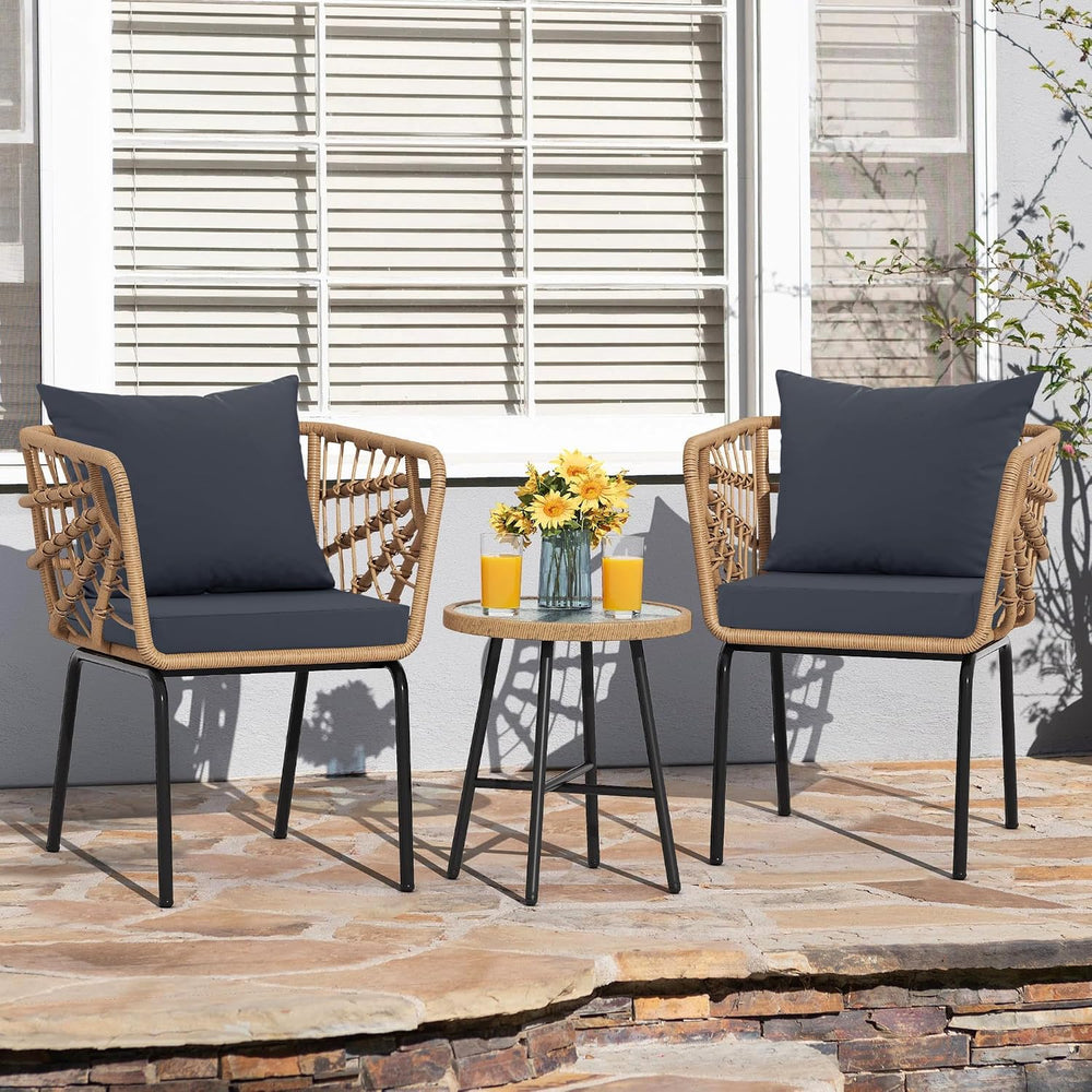 Outdoor Cushions for Patio Furniture, Waterproof Outdoor Chair Cushion w/Fade...