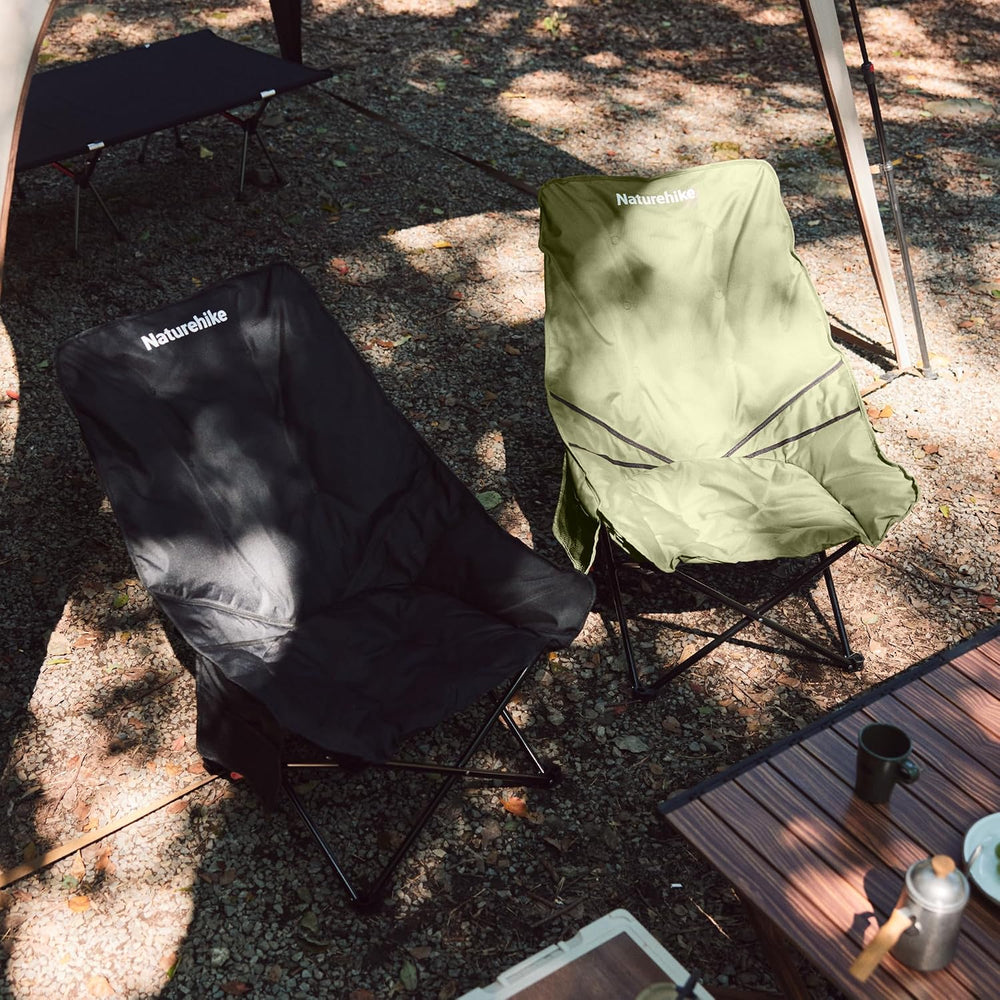 Naturehike Seastar Padded Camping Chair, Oversized 2-Position Adjustable Fold...