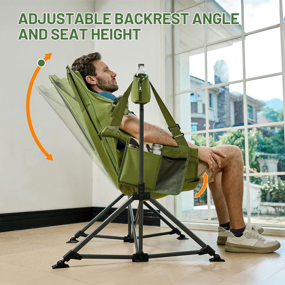 TIMBER RIDGE Hammock Camping Chair, Oversized Swinging Chair, 400lbs Load