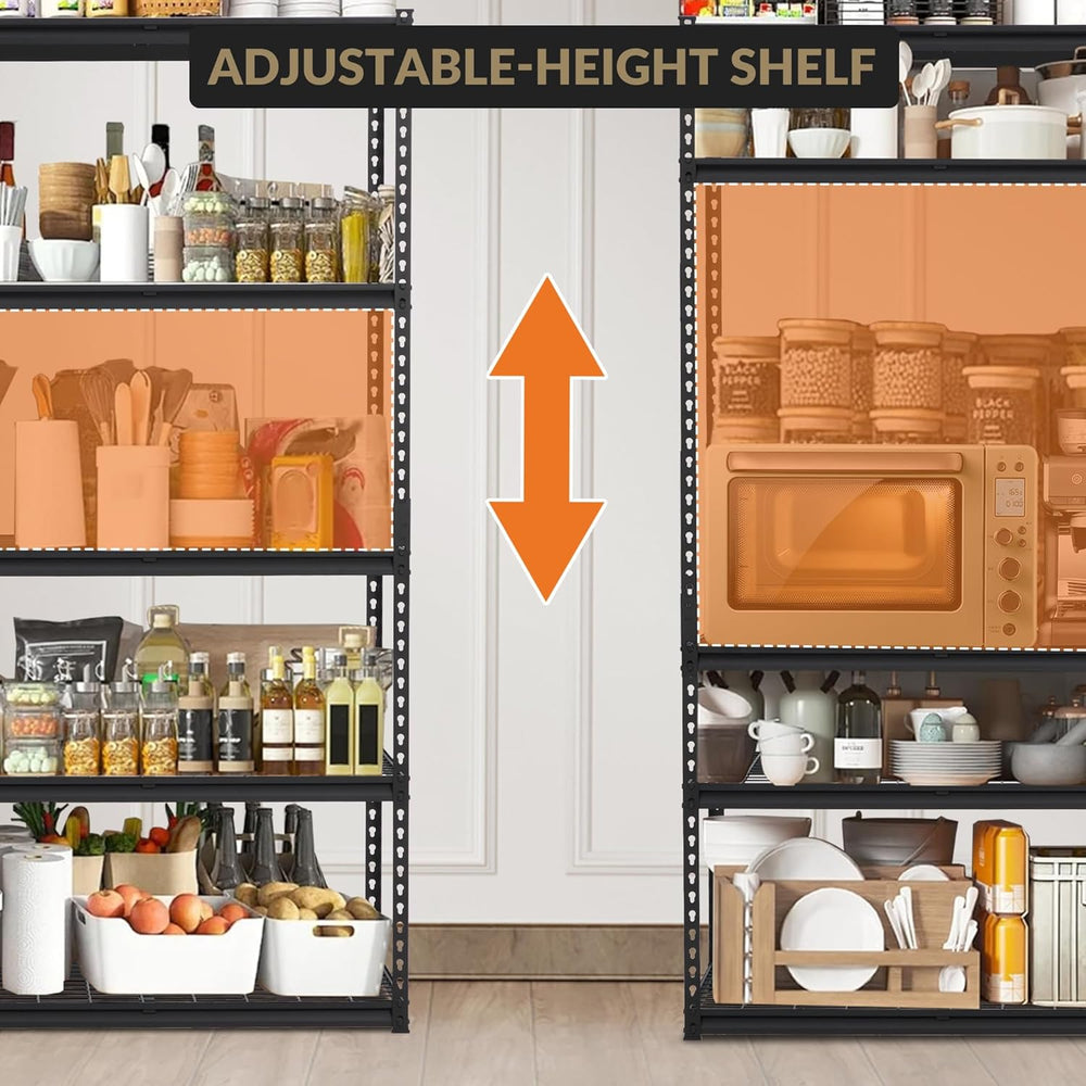 GarveeTech Heavy Duty Garage Shelving Unit, 48 in L x 24 in W x 72 in H Adjus...
