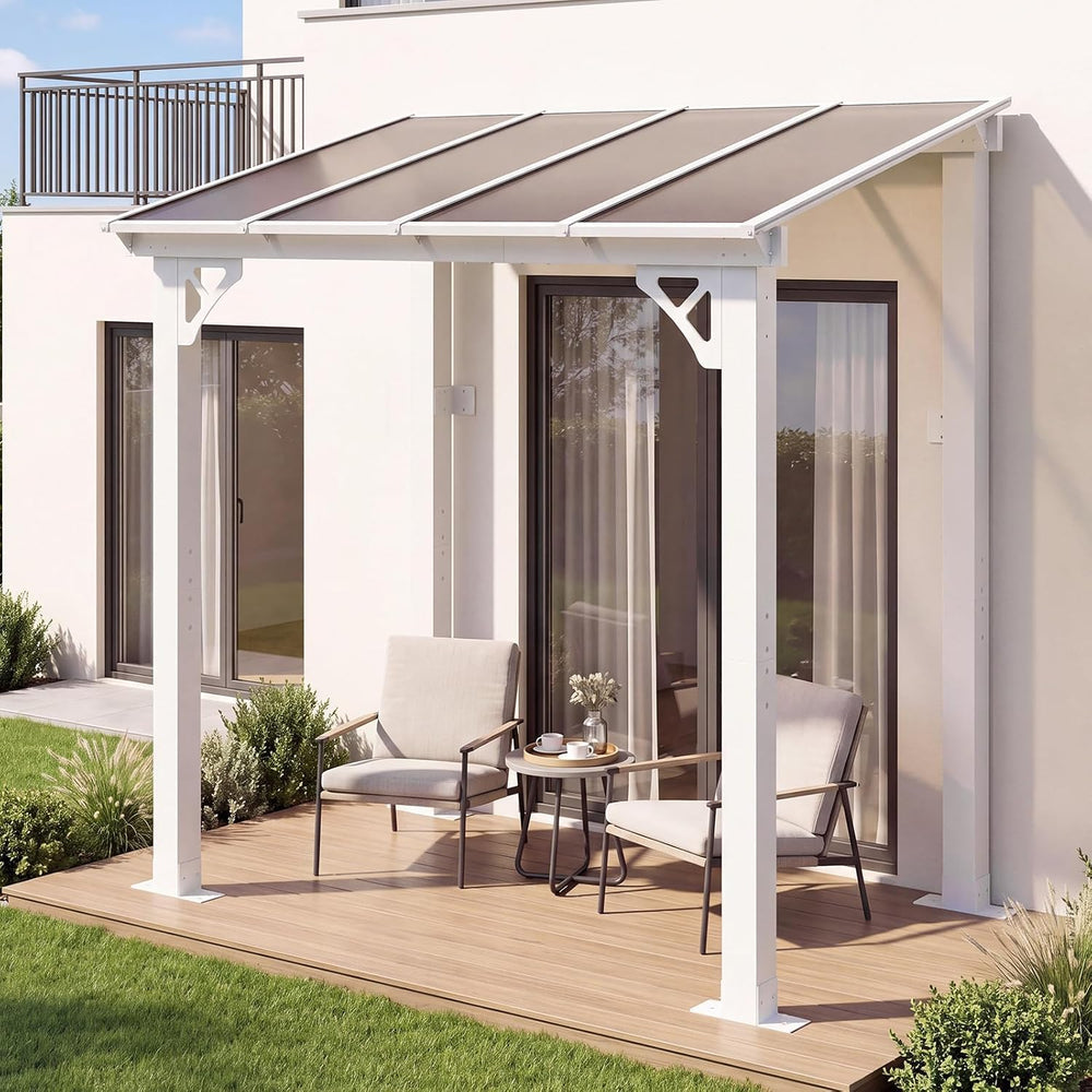 5'x8' Lean to Gazebo Pergola Patio Outdoor Pergolas Gazebos