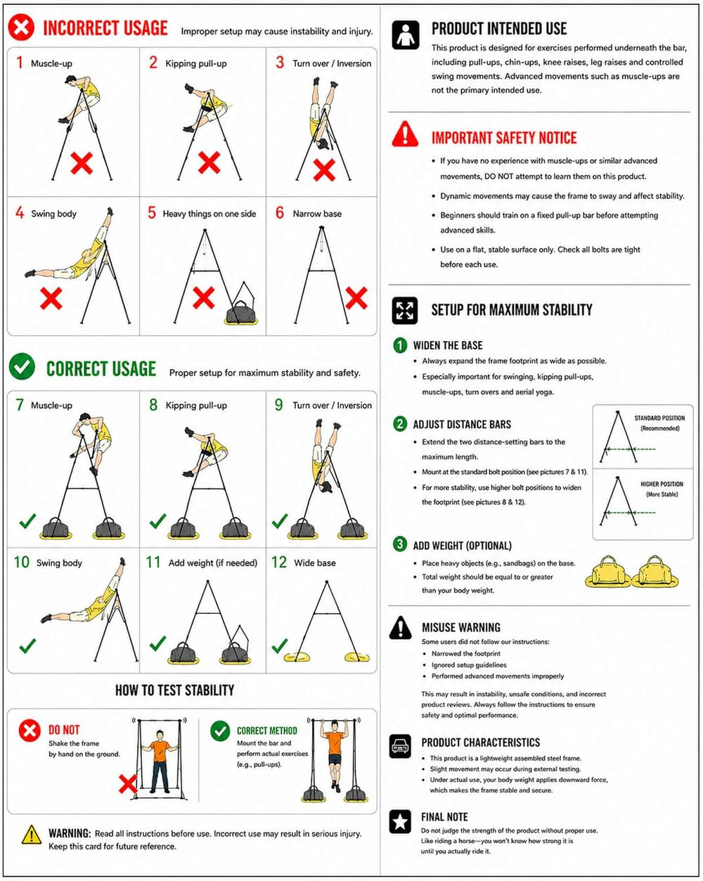 VEVOR Aerial Yoga Frame & Hammock, 551.15 lbs Load Capacity, 9.68 ft Heig...