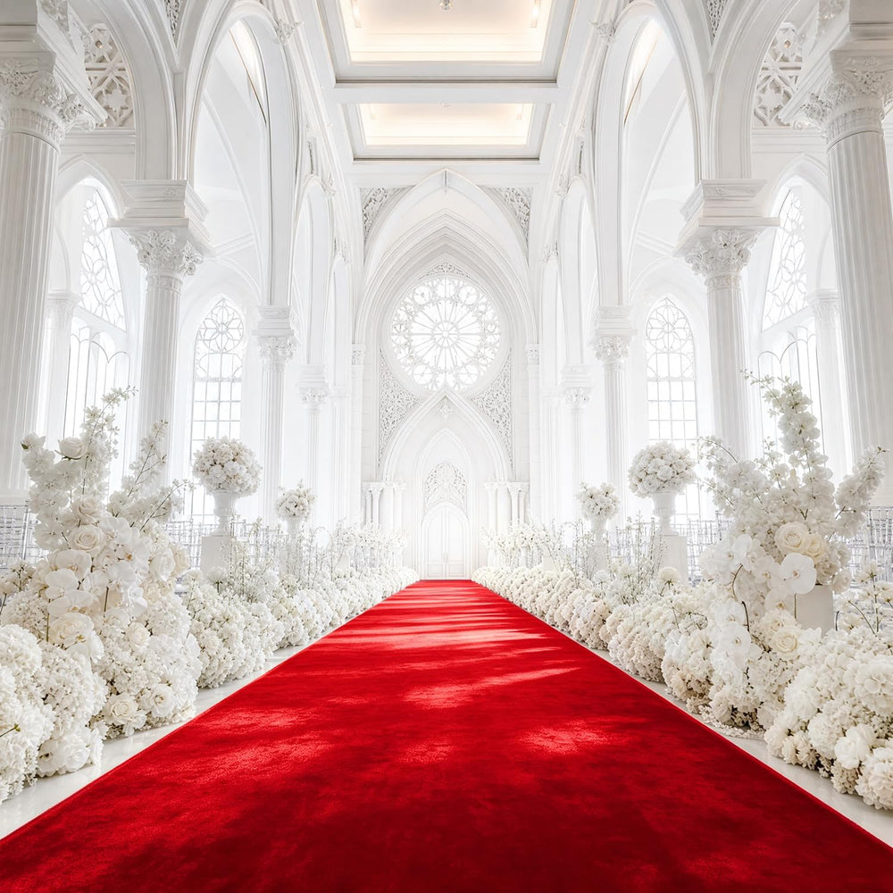 Red Carpet Runner for Party Wedding Aisle Decorations 4FTx15FT Aisle Runners ...