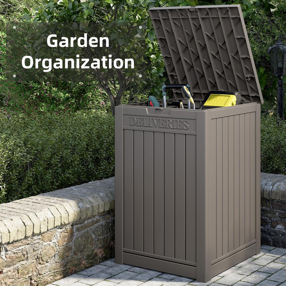 LHBGO Package Delivery Box for Outside, 48 Gallon Storage with Lockable Secur...
