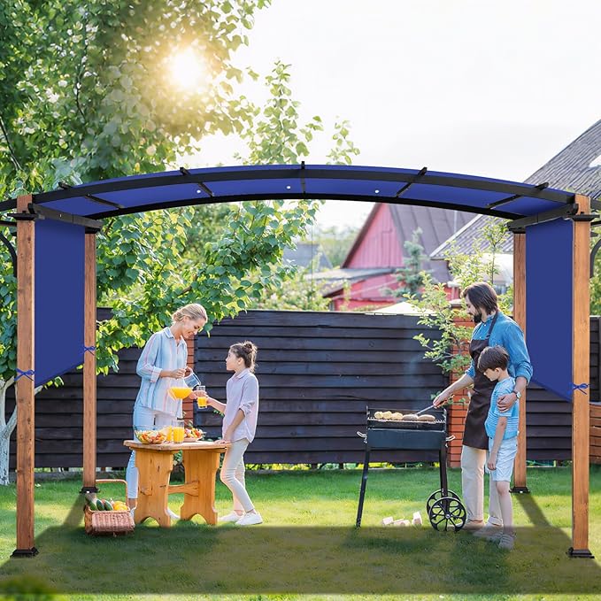 Universal Waterproof Pergola Canopy Shade Cover Replacement - 17'x6.8'...